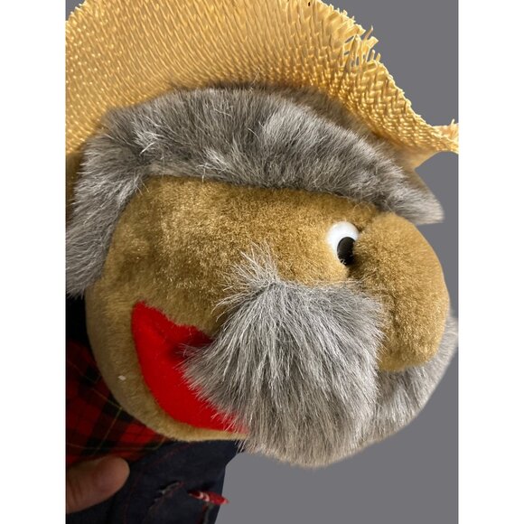ShotGun Red Plush Doll Grandpa Cowboy Hee Haw Nashville Signed Collectible - Picture 16 of 16